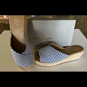 Franco Sarto wedge sandals 9 M